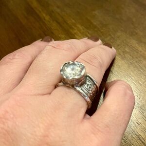 Silpada Silpada Sterling Silver CZ Queen For A Day Ring